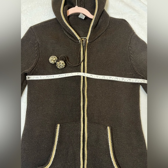 PRANA / Embroidered / Zip Up Sweater Hoodie / Womens / Size Large - Picture 6 of 9